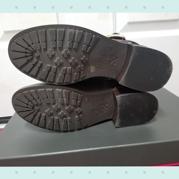 VINCE CAMUTO MID CALF LEATHER BOOTIES - Picture 8 of 8